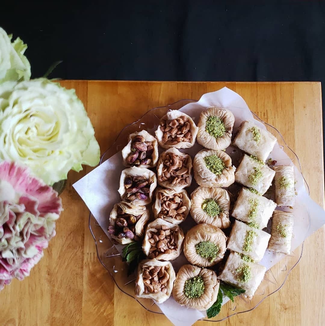 Plateau de baklavas maison